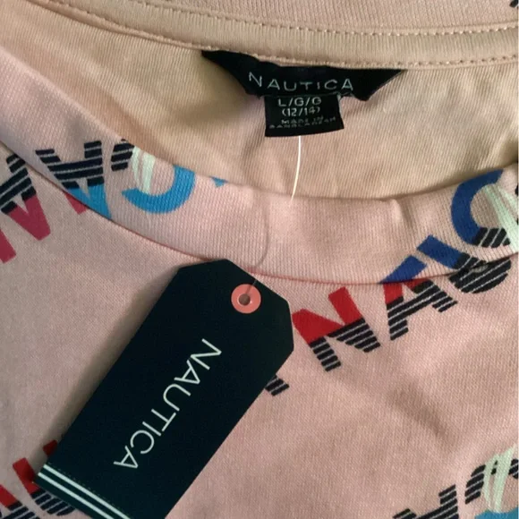 Nautica Girls A-Line Long Sleeve Fleece Dress NWT - Picture 4 of 11